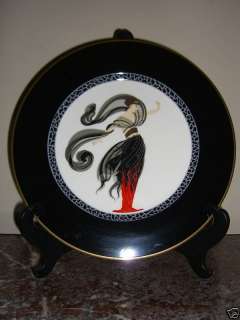 Erte Flames DAmour collector plate Limited Addition  