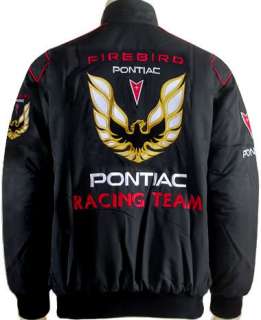 PONTIAC FIREBIRD FIRE BIRD BLACK Racing JACKET M XXXL  
