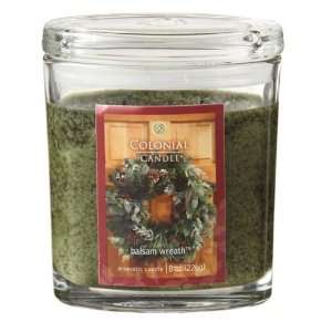 Balsam Wreath Scented Jar Candles 8oz (Set of 4) by Colonial Candle