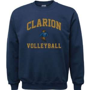   Navy Youth Volleyball Arch Crewneck Sweatshirt