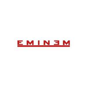  Eminem Large 18 wide RED vinyl window decal sticker 