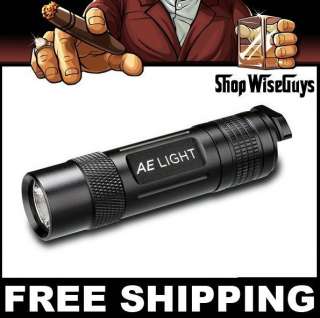 AE Light Mini Might Flashlight Q2 120 Lumens +Batteries  