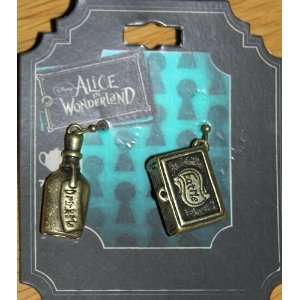    Alice in Wonderland Drink Me and Eat Me Earrings Toys & Games