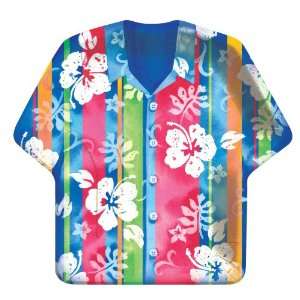   By Creative Converting 12 Bahama Breeze Shirt Shaped Plastic Tray