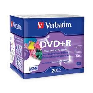  Verbatim Corporation, Inc 16x DVD+R Media Electronics