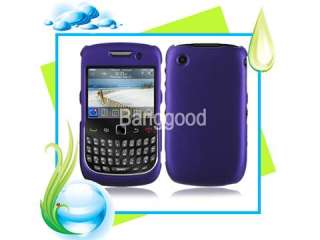Purple Hard Case Cover For Blackberry Curve 8520 9300  