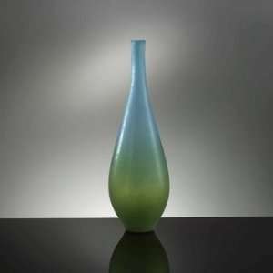  Cyan Lighting 01665 Vizio   Blue and Green Vase, Blue and 