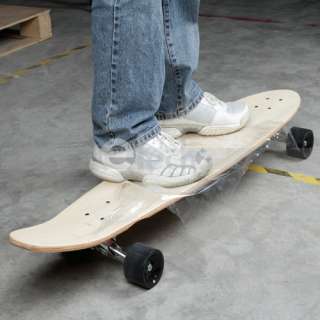 Natural Bamboo Kicktail Longboard Skateboard Complete 9x40  