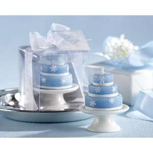  Winter Wedding Cake Candle Favor (48 ct) 