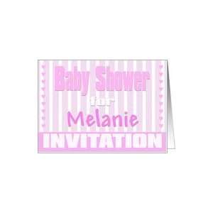  Baby Melanie Shower Invitation Card Health & Personal 