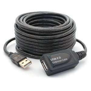  USB 2.0 Active Booster Extension   50ft Electronics