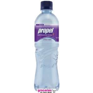 Propel Vitamin Enhanced Water Beverage, Grape, 16.9 oz (Pack of 24 