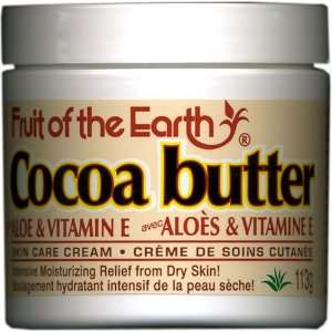   Earth Cocoa Butter with Aloe & Vitamin E Skin Care Cream 113 g Beauty