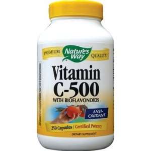  Natures Way Vitamin C 500 with Bioflavonoids Health 