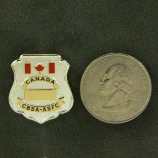 Canada Customs CBSA AFSC Hat Shirt Police Lapel Pin  