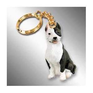  Pit Bull Terr Brindle Keychain