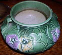 Mint Original Roseville Pottery Morning Glory Bulbous Vase 268 4 No 