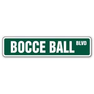  BOCCE BALL Street Sign set balls italy team game new 