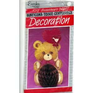   Sweetheart Bear Honeycomb Tissue Centerpiece Decoration Toys & Games