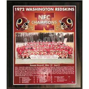  1972 Washington Redskins NFL Football NFC Championship 