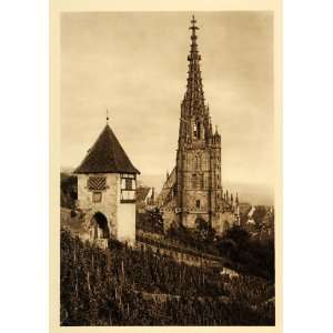  1924 Germany Frauenkirche Esslingen Vineyards Church 