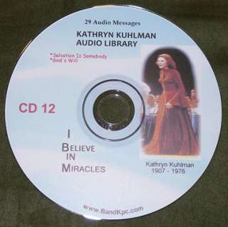 KATHRYN KUHLMAN AUDIO CD LIBRARY  29 AUDIO SERMONS  