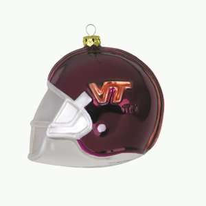  BSS   Virginia Tech Hokies NCAA Glass Football Helmet 