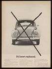 1968 VW Volkswagen Beetle car photo its replaced ad  