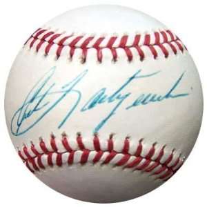  Autographed Carl Yastrzemski Baseball   NL Feeney PSA DNA 