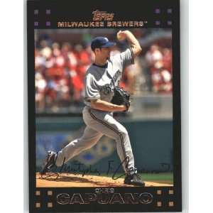  2007 Topps #396 Chris Capuano   Milwaukee Brewers 