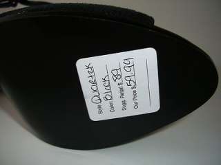 ANNE KLEIN QUARTZQ Black Leather Slingbacks Womens Shoes Pumps US Size 