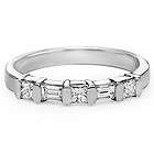 00 TCW Baguette Cut Diamond Wedding Band F VS2  