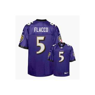  Joe Flacco Baltimore Ravens #5 Replica Reebok NFL Football 