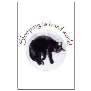  Sleeping Hard Humor Mini Poster Print by  Patio 