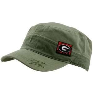  Georgia Bulldogs Green Fatigue Adjustable Hat