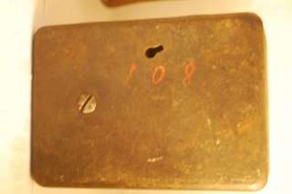 vintage sargent & greenleaf safe dial lock mechanism cast iron case 