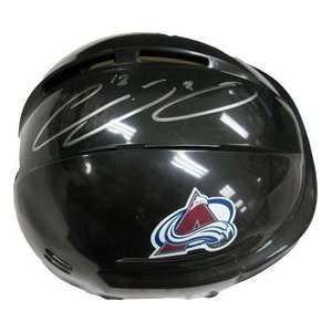  Peter Forsberg Autographed/Hand Signed Mini Helmet Sports 