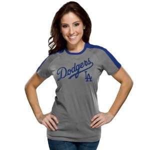  Los Angeles Dodgers Womens Nike Grey Heather Centerfield 