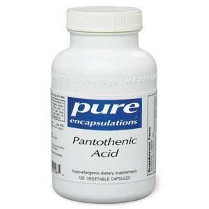  Pure Encapsulations Pantothenic Acid 120 Vegetable 