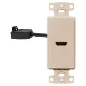    KELLEMS NS801AL Video Wall Plate and Jack,HDMI,A