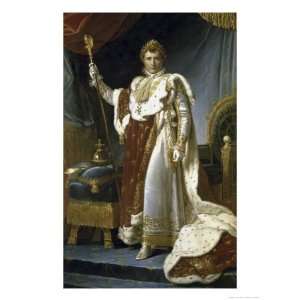 Napoleon En Costume de Sacre Giclee Poster Print by Francois Gerard 
