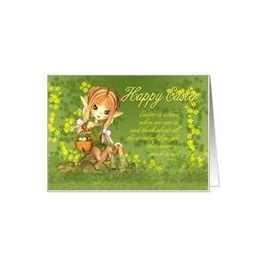  Easter Card   Cute Centaur With Easter Basket Card Health 