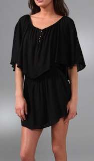 Vix Hermanny Black Ana Layered Swimsuit Cover Up Dress Small S NWT NEW 