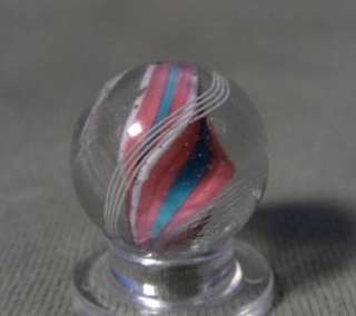 Marbles ANTIQUE GERMAN RIDGED SOLID CORE MARBLE AMAZING CORE & PRETTY 