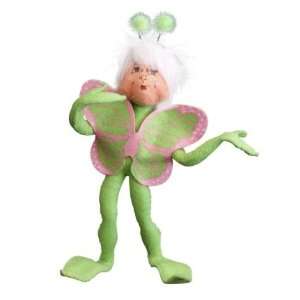  Annalee Mobilitee Doll Easter Spring Green Elf 9 
