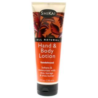 Shikai Hand and Body Lotion, Sandalwood Amber 8 oz 081738343072 