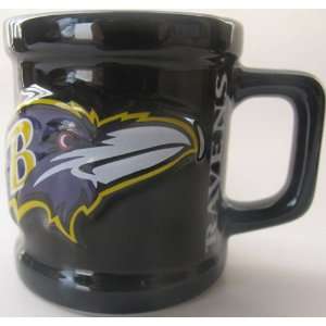  NFL Baltimore Ravens Mug Shot Glass   Black Everything 
