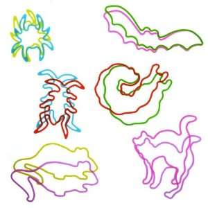  Set Of 12 Silly Rubberbands, Rubba Bandz, Freaky In 