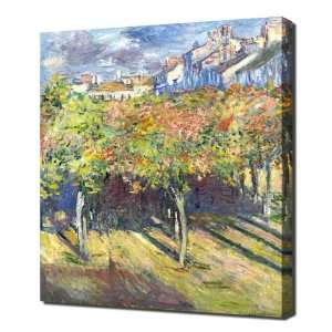  Monet   Les Tilleuls a Poissy, 1882   Framed Canvas Art 