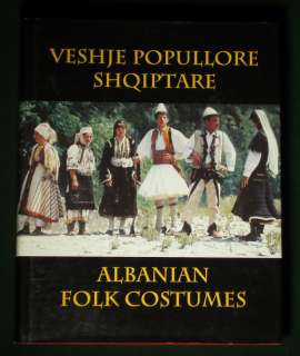 RARE BOOK Albanian Folk Costume national ethnic dress Ottoman 